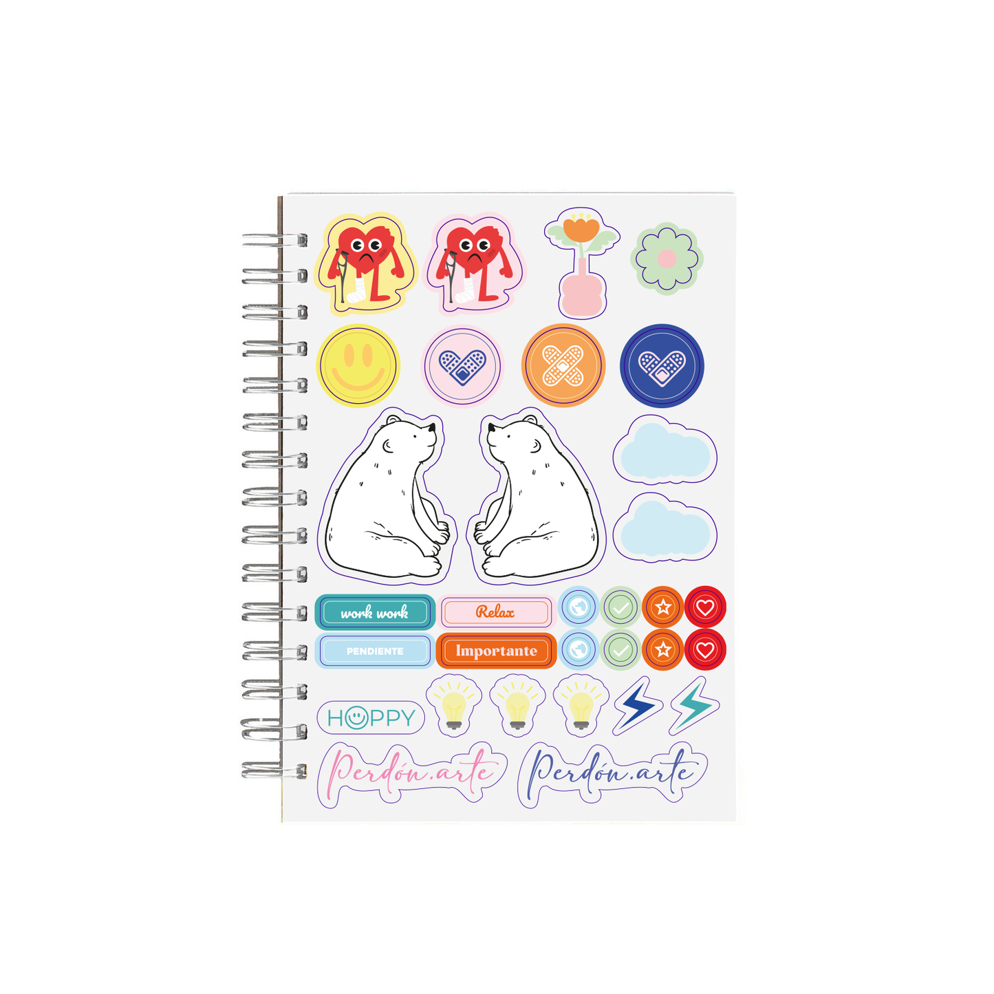 Cuaderno Flowers