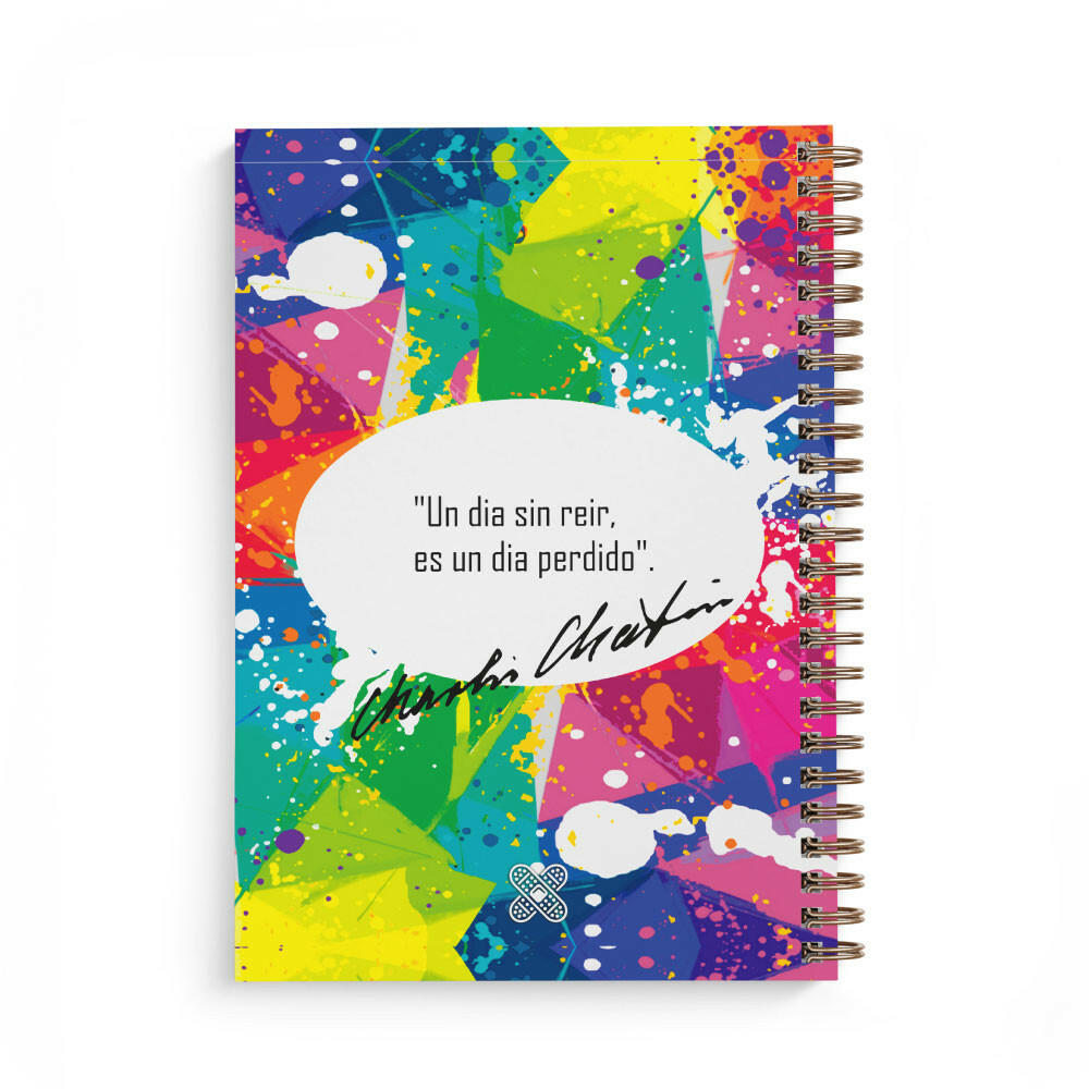 Cuaderno Charles Chaplin color