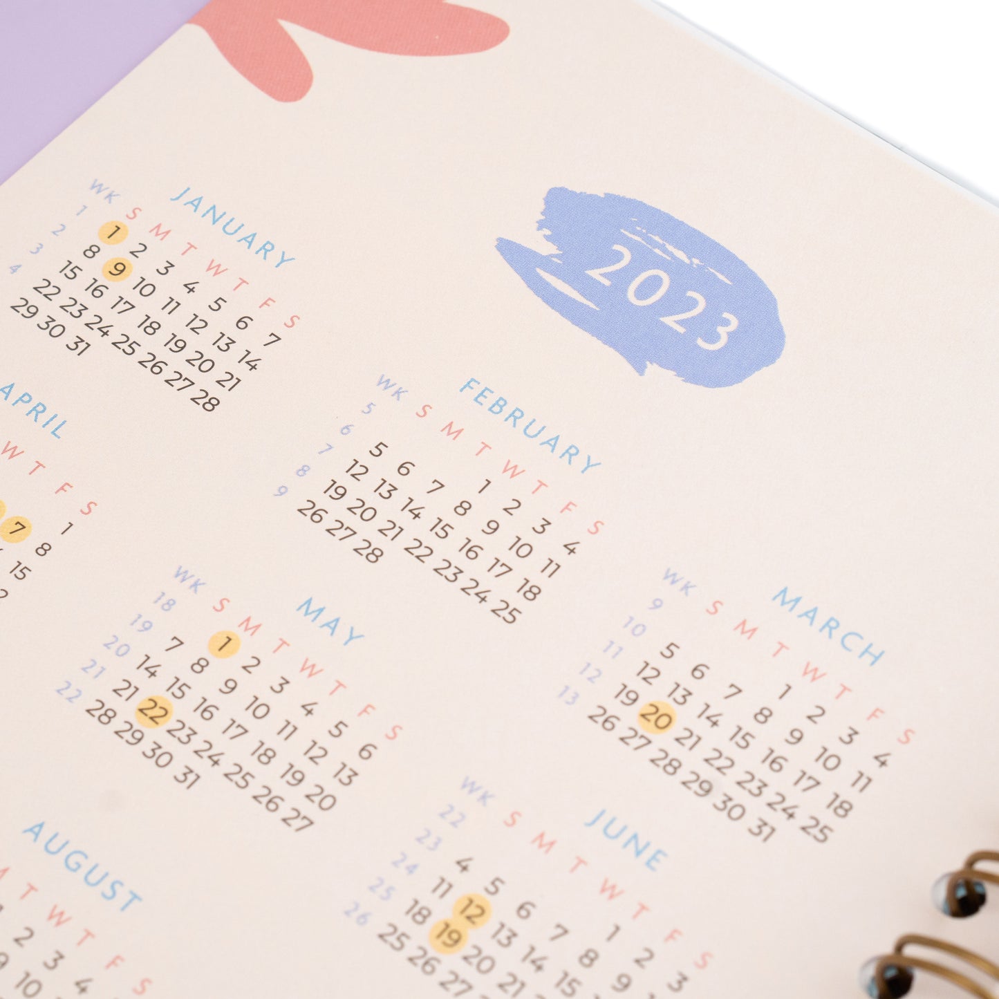 Agenda Sos Original 2023 // Pastel Color