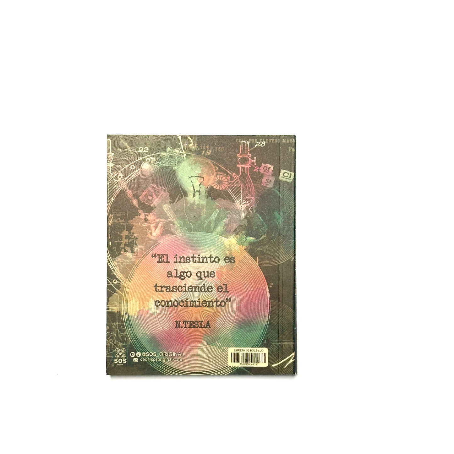 Libreta de bolsillo Nikola Tesla