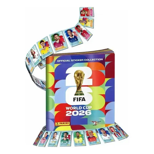 Álbum Pasta Dura + Pack x420 Láminas Panini Mundial 2026