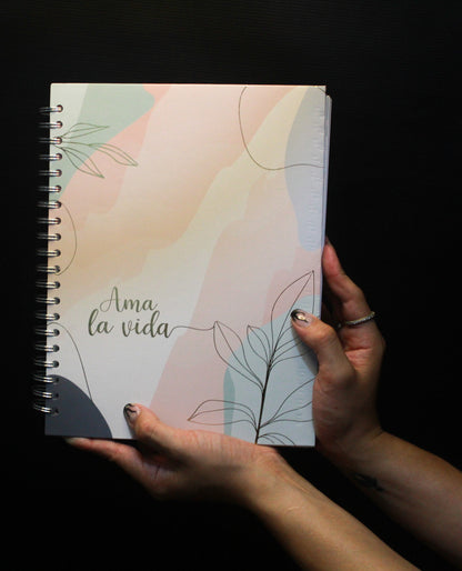 Cuaderno Ama la Vida (Tamaño Grande)