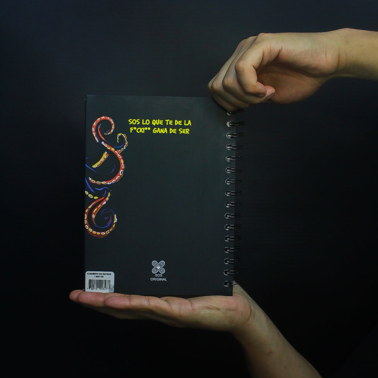 Cuaderno Pulpo negro (Tamaño Estándar)