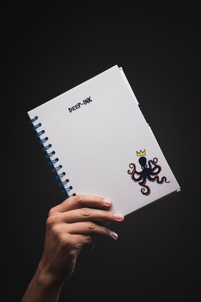 Cuaderno Pulpo blanco (Tamaño Estándar)