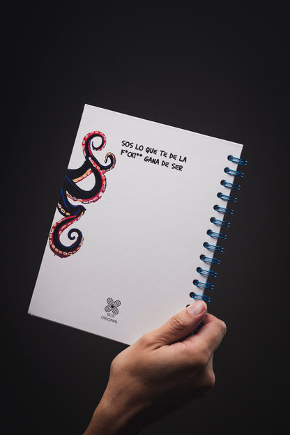 Cuaderno Pulpo blanco (Tamaño Estándar)