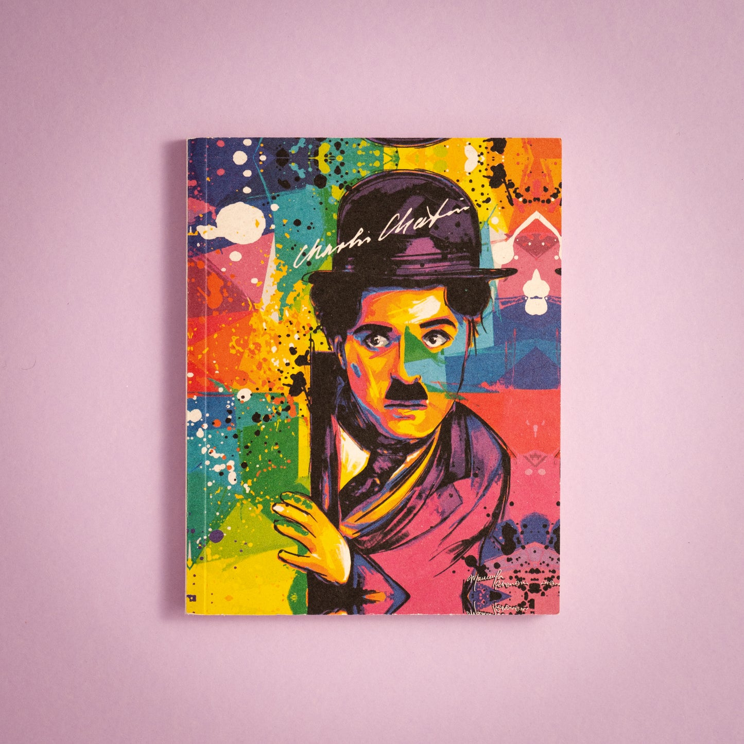 Libreta de bolsillo Charles Chaplin color