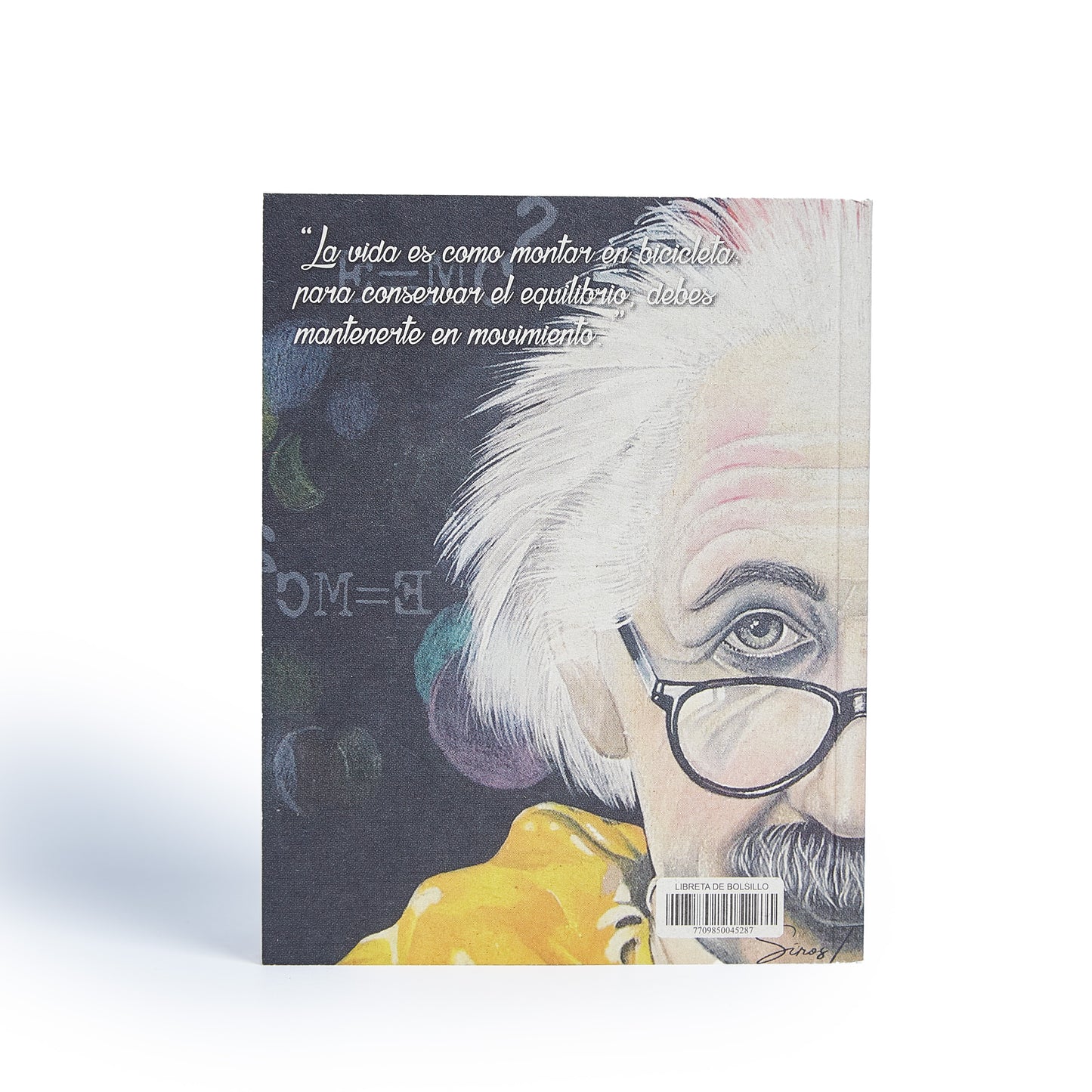 Libreta de bolsillo Albert Einstein Gafas