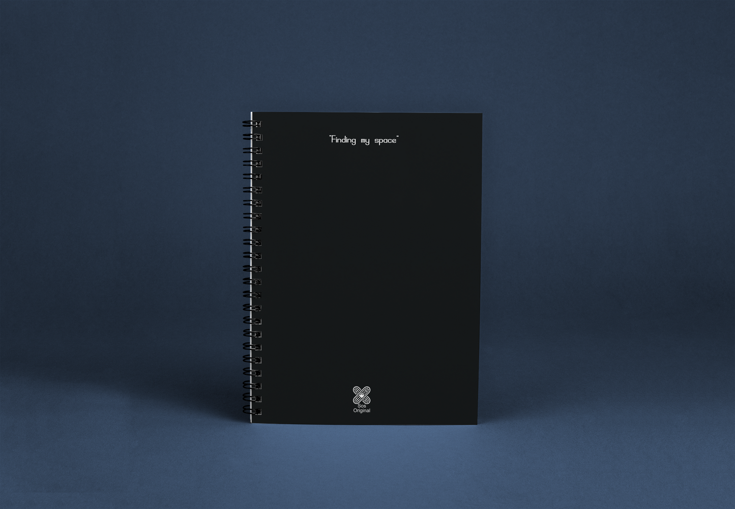 Cuaderno astronauta negro