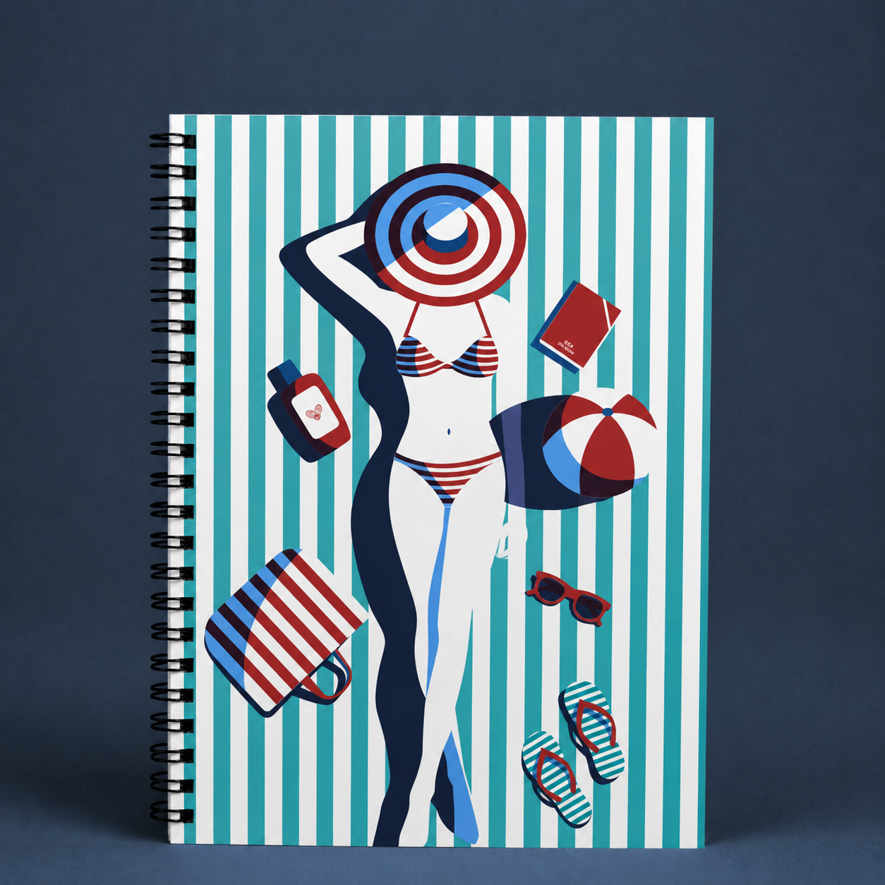 Cuaderno La Bella Vita SOS Original 2026 - Vista frontal pasta dura diseño italiano