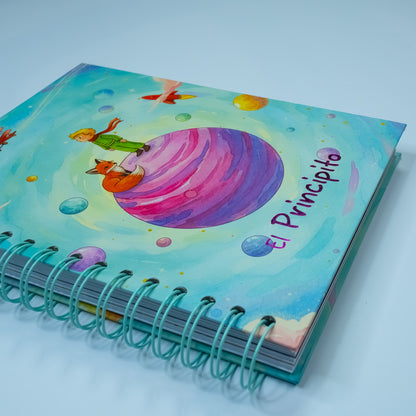 Cuaderno El Principito Pequeño SOS Original 2026 - Interior papel bond 75g 5 materias