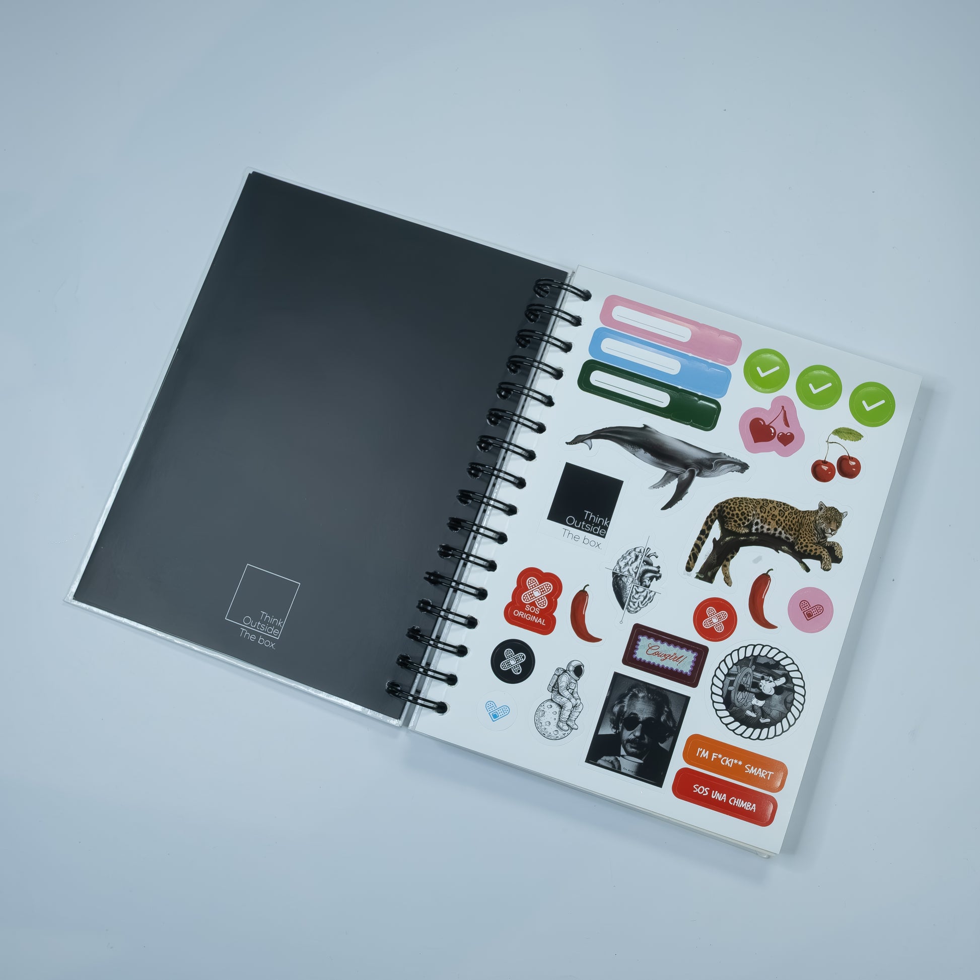 Cuaderno Think and Feel Blanco SOS Original 2026 - Interior papel bond 75g