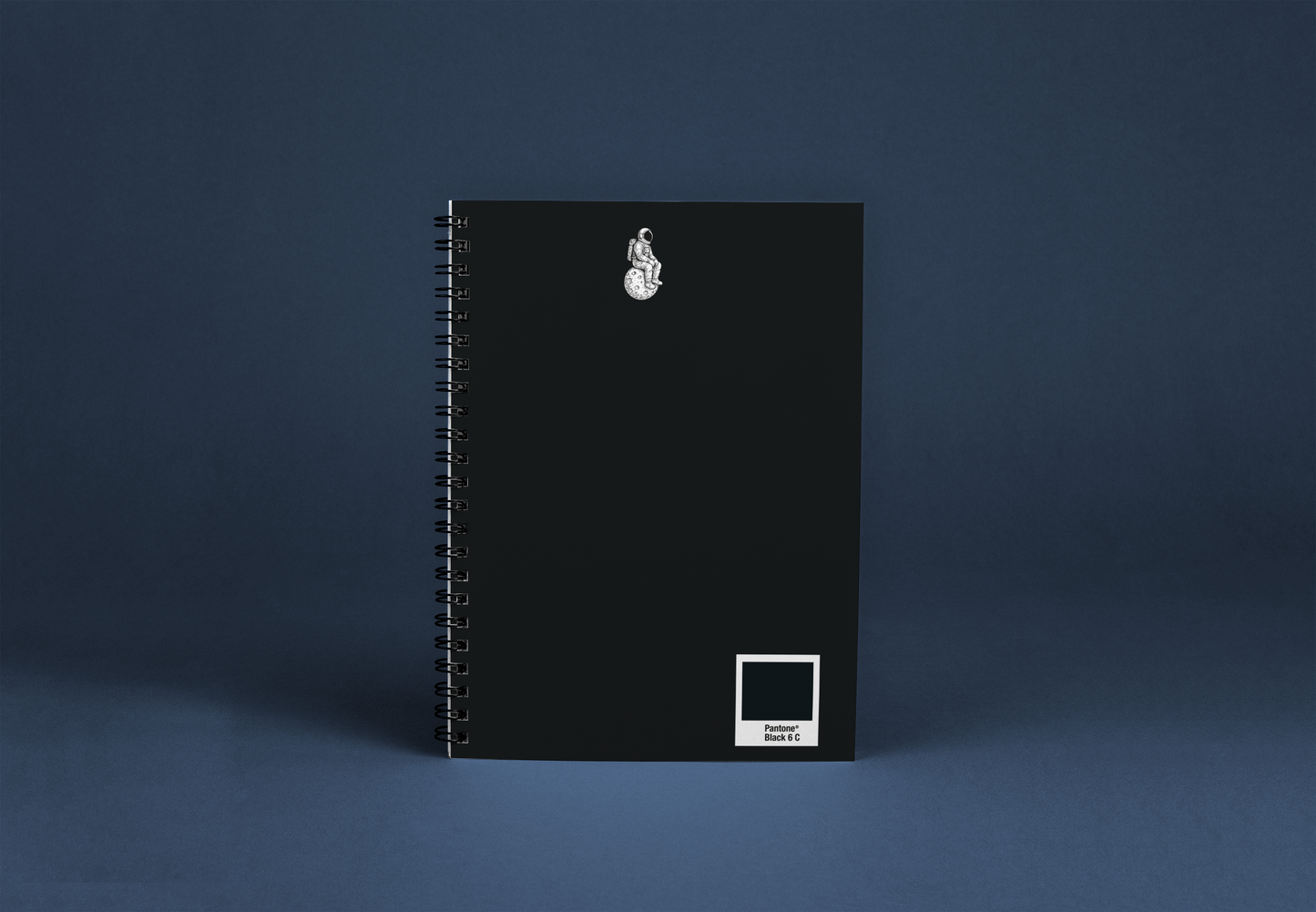 Cuaderno astronauta negro