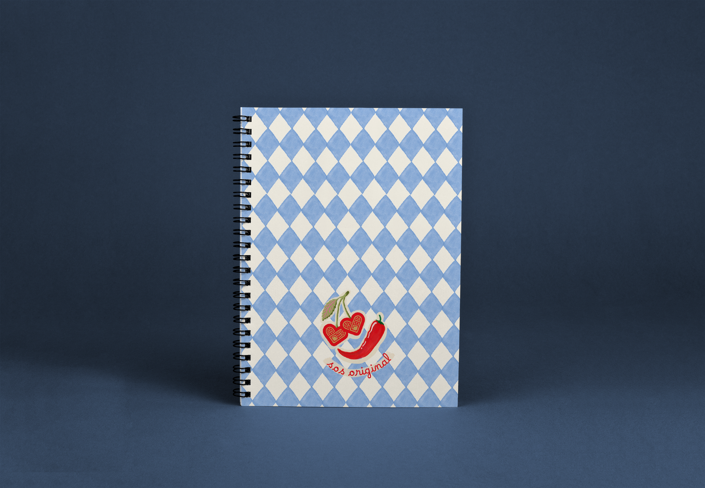 Cuaderno Sweet & Spicy azul (Tamaño carta)