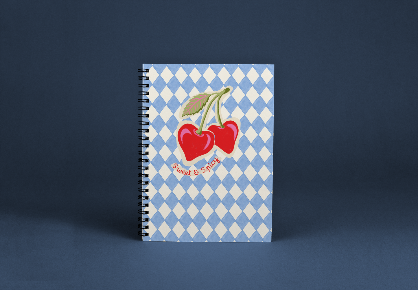 Cuaderno Sweet & Spicy azul (Tamaño carta)