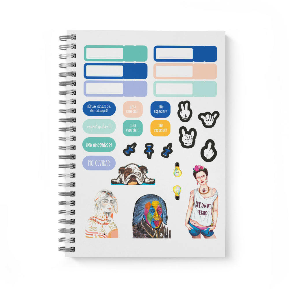 Cuaderno Charles Chaplin color